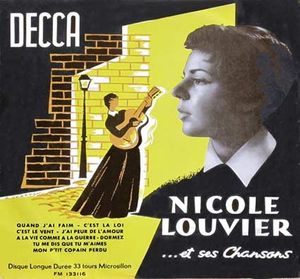 Nicole Louvier ... et ses chansons