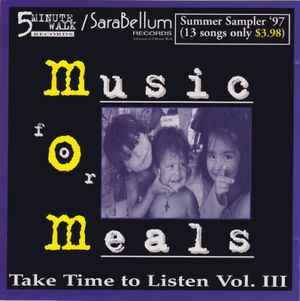 Take Time to Listen Vol III: Music for Meals