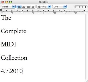 The Complete MIDI Collection 4.7.2010