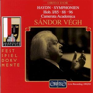 Symphonien Hob. I/85 - 88 - 96
