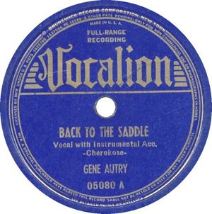 Back in the Saddle / Little Band of Gold (Single)
