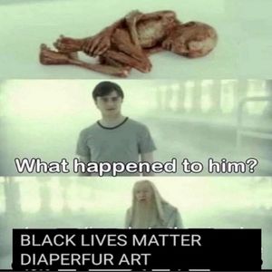 black lives matter diaperfur art