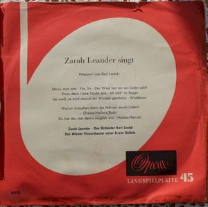 Zarah Leander singt (EP)