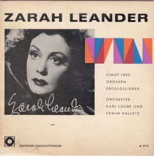 Zarah Leander singt ihre grossen Erfolgslieder (EP)
