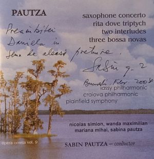 Saxophone Concerto / Rita Dove Triptych / Two Interludes / Three Bossa Novas