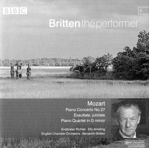 Piano Concerto no. 27 / Exsultate, jubilate / Piano Quartet in G minor (Live)