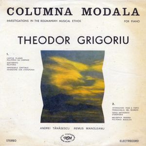 Columna Modala (Investigations In The Roumanian Musical Ethos - For Piano)