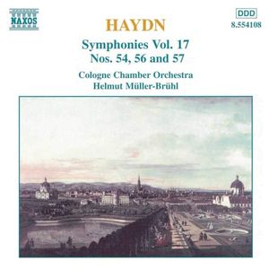 Symphonies, Vol 17: nos. 54, 56, and 57