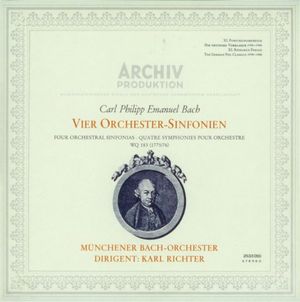 Vier Orchester‐Sinfonien, Wq 183
