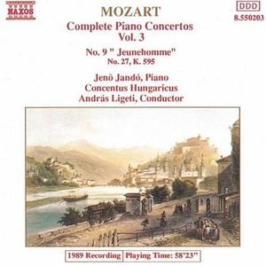 Complete Piano Concertos, Volume 3: No. 9 “Jeunehomme” / No. 27, K. 595