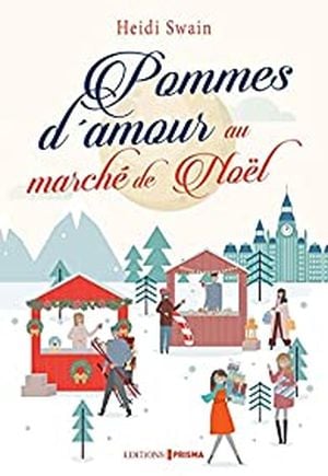 Pommes d'amour au marché de Noël