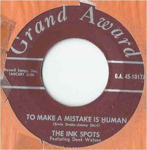 To Make a Mistake Is Human / Java Jive (Single)