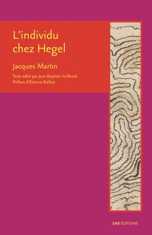 L'Individu chez Hegel