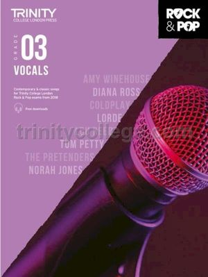 Trinity Rock & Pop 2018 Vocals Grade 3