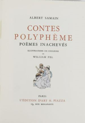 Contes · Polyphème · Poèmes Inachevés