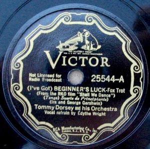 (I've Got) Beginner's Luck / They All Laughed (Single)