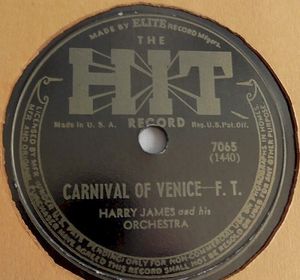 Carnival of Venice / A Million Dreams Ago (Single)