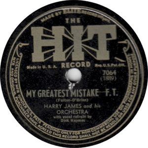 My Greatest Mistake / Flight of the Bumble Bee (Single)