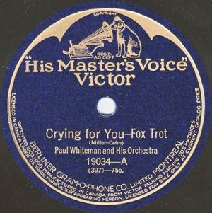 Crying for You / Sunny Jim (Single)