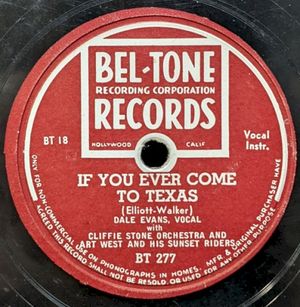 If You Ever Come to Texas / Will You Be My Darlin' (Single)
