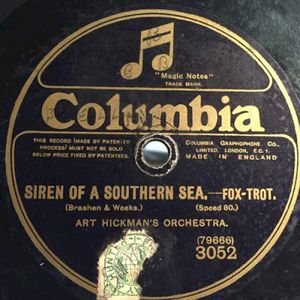 Siren of a Southern Sea / Down Yonder (Single)