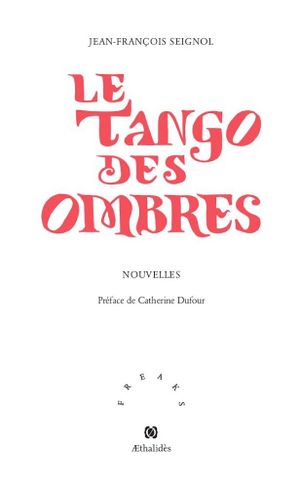 Le Tango des ombres