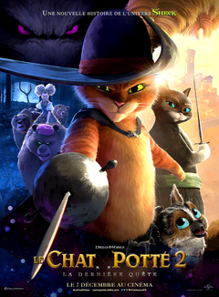Affiche Le Chat potté 2 - La dernière quête