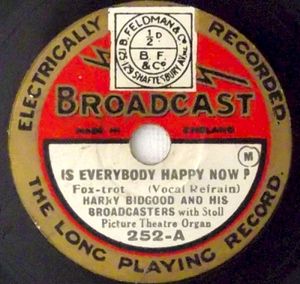 Is Everybody Happy Now? / Just Like Darby and Joan (Single)