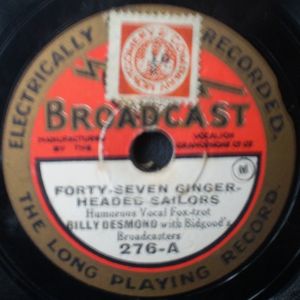 Forty-Seven Ginger-Headed Sailors / Chilly Pom-Pom-Pee (Single)