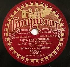 Love Thy Neighbour / Carolina (Single)
