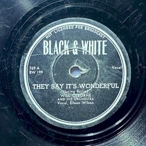 They Say It's Wonderful / When the Gooses Come Back to Massachusetts (Single)