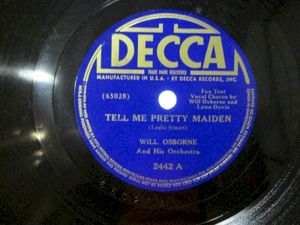 Tell Me Pretty Maiden / The Gentleman Awaits (Single)