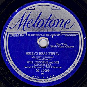 Hello! Beautiful! / One Little Raindrop (Single)
