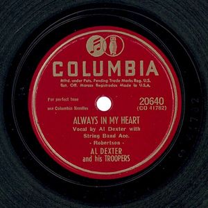 Always in My Heart / I'm Startin' Sweetheartin' Again (Single)