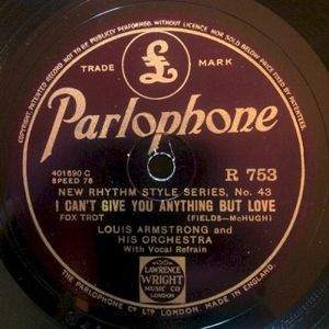 I Can't Give You Anything but Love / Sentimental Blues (Single)