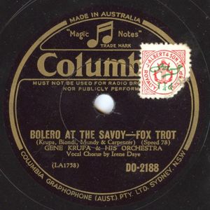 Bolero at the Savoy / Drummer Boy (Single)