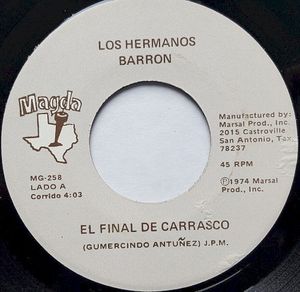 El final de Carrasco / Noche de invierno (Single)