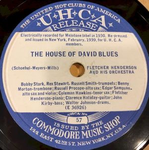 The House of David Blues / I Never Knew (Single)