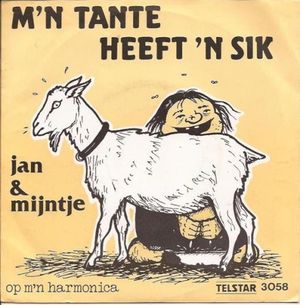 M’n tante heeft een sik / Op m’n harmonica (Single)