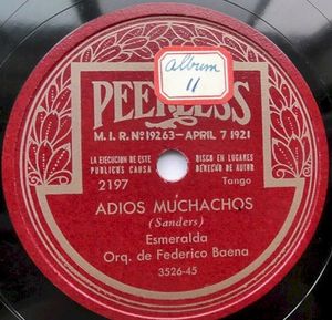 Adiós muchachos / La luna enamorada (Single)