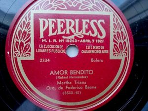 Amor bendito / Sensación (Single)