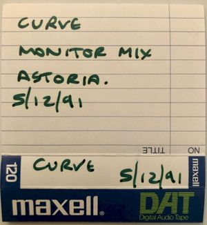 Curve 1991 Astoria London 1: Think & Act / Clipped / Fait accompli / Zoo / Split Into Fractions / The Colour Hurts