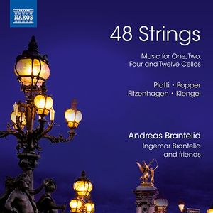 Andreas Brantelid : 48 Strings: Music for 1, 2, 4 & 12 Cellos
