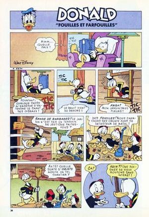 Fouilles et farfouilles - Donald Duck