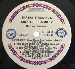Barbra Streisand's Greatest Hits-Vol. 2 / Here's to Good Friends