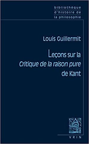 Leçons sur la critique de la raison pure de Kant
