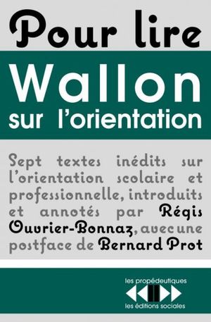 Pour lire Wallon sur l’orientation