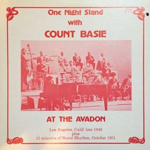 One Night Stand with Count Basie At the Avadon