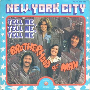 New York City / Tell Me, Tell Me, Tell Me (Single)