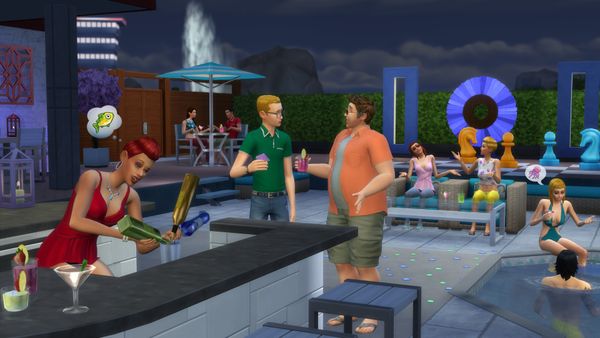 Les Sims 4 : Ambiance patio